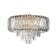 Ceiling light indigo, 12007/8C Gold. 8x40W, E14, 600x600x350 mm, transparent color