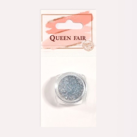 Sparkles for decor, small, holography, silver color-2