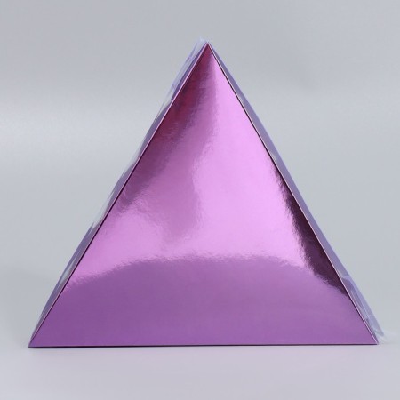 Cookie box, confectionery packaging with PVC lid, “purple”, 18 x 3 cm-3