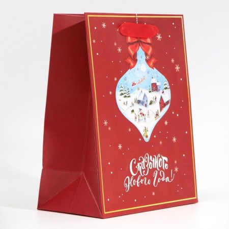 Package laminated vertical “Fairy Tale”, MS 18 x 23 x 10 cm, New Year-1