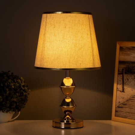 Table lamp "Femi" 1x40W E27 gold 25x25x43cm-1
