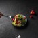Porcelain dessert plate Magistro Garland, D = 17 cm, blue color