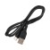 MicroUSB cable - usb, 2.4 a, 1 m, charging + data transfer, package, black