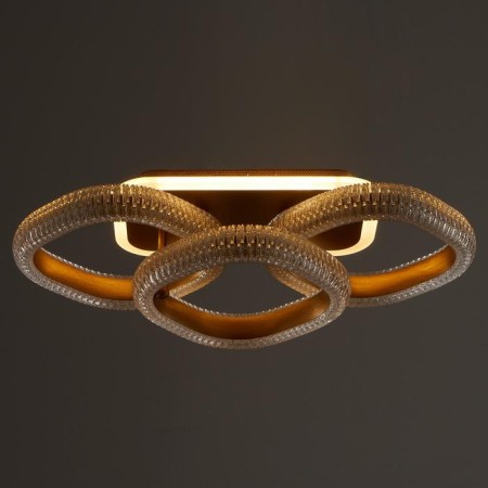 Chandelier with PDU 1141/3 LED+backlight 72W 3000K-6000K Dimmer gold 54x25x13 cm Bayerluux-6