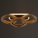 Chandelier with PDU 1141/3 LED+backlight 72W 3000K-6000K Dimmer gold 54x25x13 cm Bayerluux