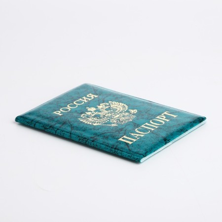 Cover for passport, green color-3