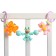 Stretching on the stroller/crib "animals", 3 toys, color mix, crush me