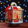 Gift box "New Year's windows", flashlight 13 x13 x17 cm