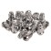 Nut of SkyWay cone, M12x1.25 closed 35mm, key 17mm, chromium, set 20 pcs