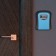 Key with a code lock, size 12x9.6x4 cm, blue color