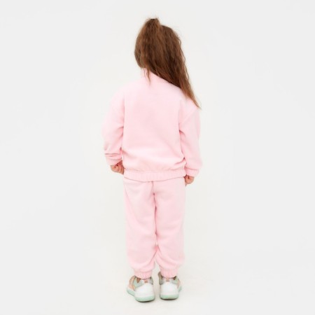 Children's costume (sweatshirt, trousers) minku pink color, height 110-2