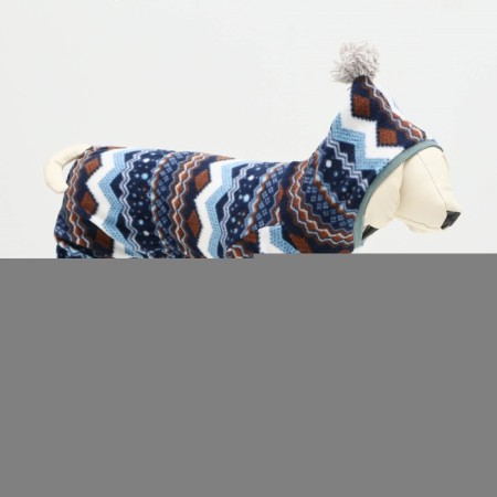 Zimovye jumpsuit for animals "Scandinavia", L (DS 28-30, OG 40-44, Osh 32 cm), mix-1