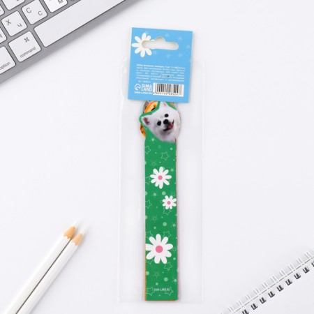 A set of cardboard figured bookmarks, 5 pcs "Beasts"-5