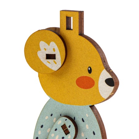 New Year's prefabricated pendant on the Christmas tree "New Year! Bear"-3