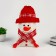 Bag for gifts "Snowman with a scarf"