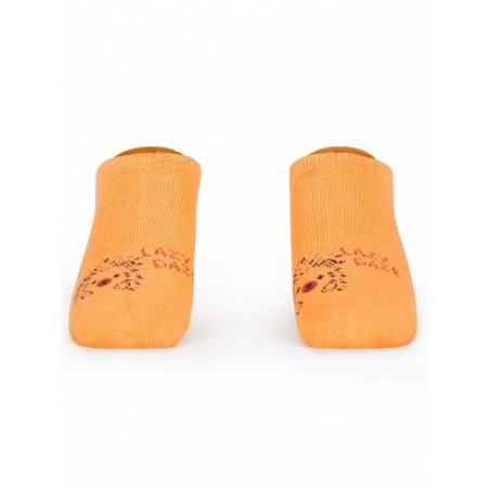Socks for girls, size 18-20, orange color, amber-1