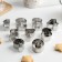 A set of cookies "numbers", 9 pcs, chrome color