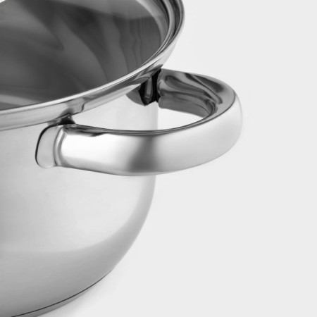A pan with a stainless steel lid “Classic”, 2.2 l, d = 19 cm-2