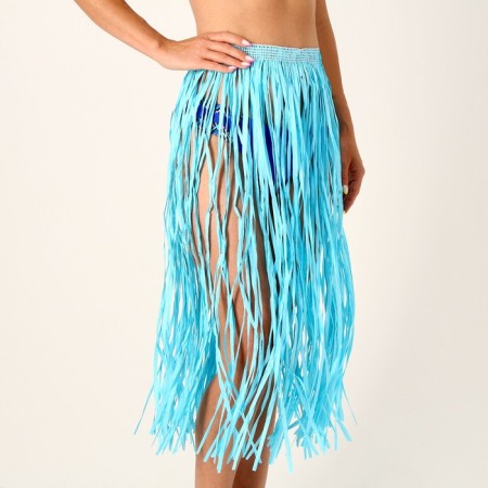 Hawaiian skirt, 80 cm, blue color