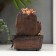 The desktop fountain from the Ganesh network at the waterfall with lotuses 20x16x13 cm