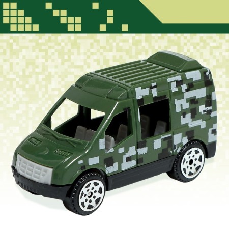 The inertial “Army” truck is transformed, light, sound-10