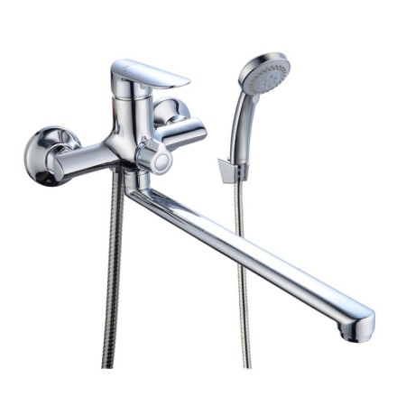 BUNE BOOOU B8274-18F bath, pour 322 mm, shower set, brass, chrome