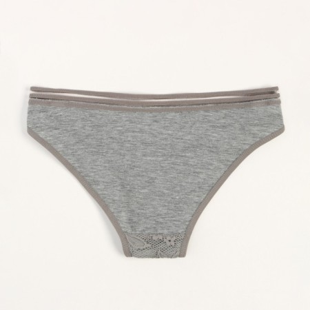 Panties female color gray, size 46-48-2