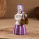Souvenir "Baba with buckets Summer", Kargopol toy, mix