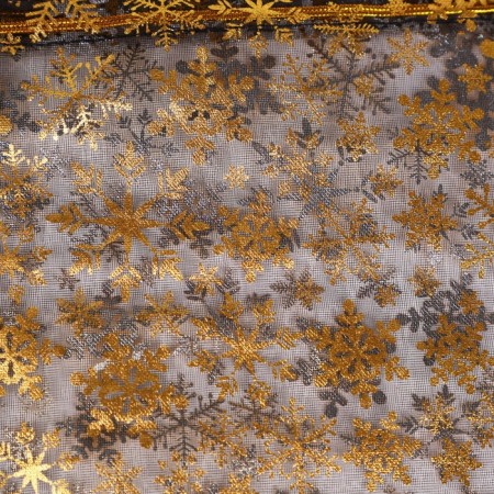 Bag Gift Organza "Gold", 16 x 24 cm +/- 1.5 cm, New Year-3