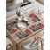 A set of napkins for setting the London Retro table, rectangular, rounded edges, size 30x46 cm, 4 pcs