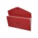 Folder folder, 260 x 132 mm (Travel), 4 departments, 400 μm, Erichkrause "Matt Classic", on the button, embossing "Sand", mix