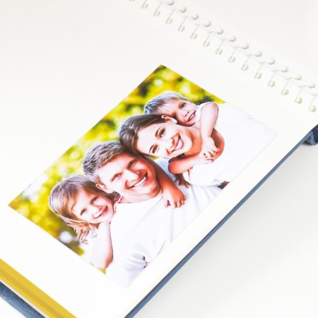 Photo album magnetic on 20 sheets "Classic" blue 24x28.5x2.5 cm-3
