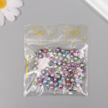 Beads for creativity Plastic "Chameleon" set 10 grams 0.6x0.6 cm-2