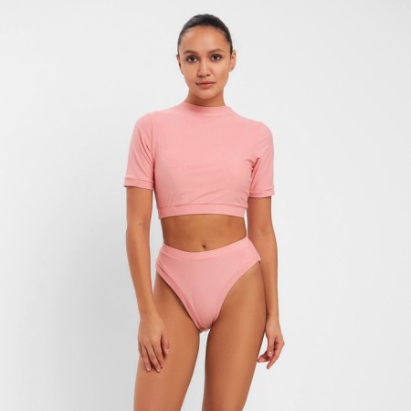Separate Minaku swimsuit with top, pink color, size 46