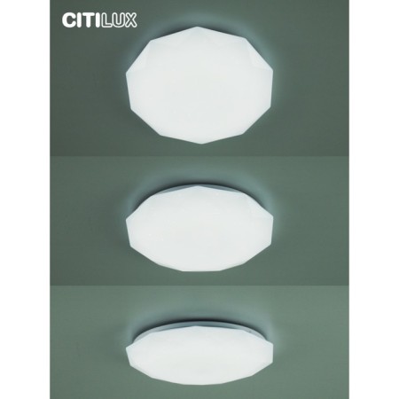Lamp Citilux "Astron" CL733480G, 37.5x37.5x8 cm, 1x48W, LED, Color White-10