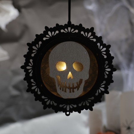 Slot suspension "Skull" 14.5x14.5x3 cm-3