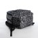 Backpack from textiles on lightning, Erich Krause, 1 pocket, black/white color