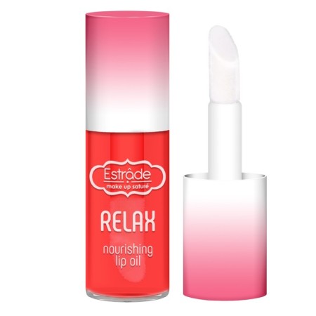 Lip oil Estrade Relax, tone 501 strawberry ice cream, 6.5 ml