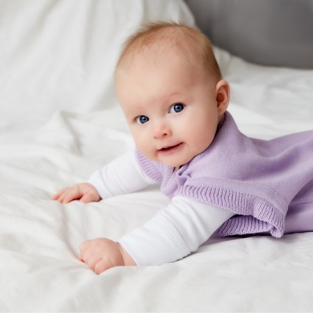 Combine Knitted Minaku, height 92-98, lavender color-2
