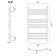 Water towels Domoterm "Calipso" P10, 500x800 mm, white
