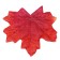 Decor "maple leaf", set 50 pcs, red color