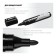 Marker permanent bison professional 06322-2, pointed, black, 2 mm
