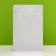 Eight-shirt packet for coffee, with a valve, flat bottom, white-gold, 20 x 13 x 7cm