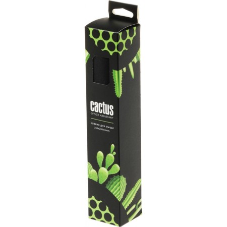 Cactus Black Computer Mouse, Game, 250*200*3 mm, black-5