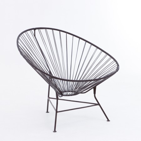 Armchair "Shell", 78 x 88 x 70 cm, brown