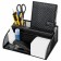 Brauberg-organizer stand Germanium, 5 sections, 255x180x105 mm, metal, black 237973