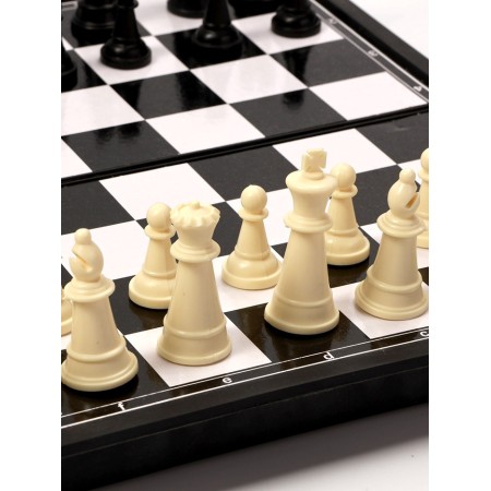 Chess 26 x 26 cm, King H-4.6 cm, d-1.9 cm, plastic board and figures-6