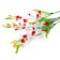 Artificial flowers "Dandrobium orchid" 70 cm, white