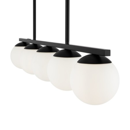 Suspended lamp Freya Fr5199PL-05B Zing, 900x130x750 mm, E27, 5x60W, black color black-4