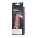 Kokos nozzle is realistic with additional stimulation, TPE, bodily, 12 cm